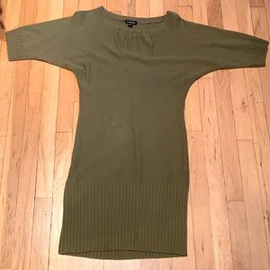 OLIVE GREEN COTTON DRESS